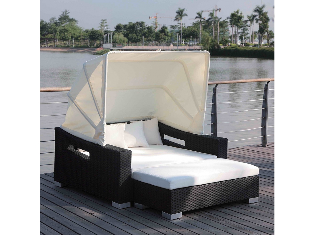 Mobilier de jardin lit exterieur