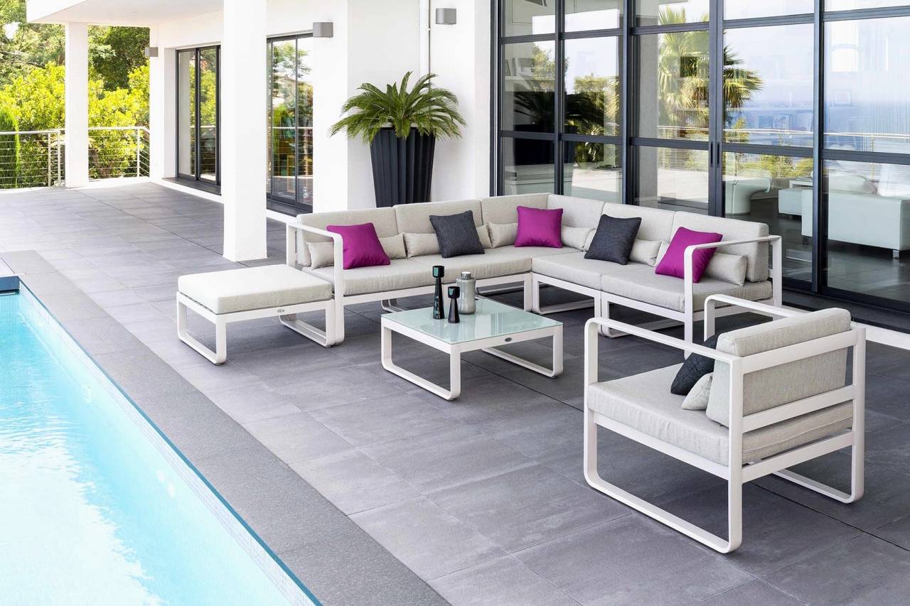 Salon de jardin design castorama