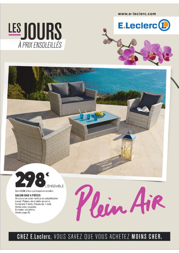 Salon de jardin leclerc bailleul