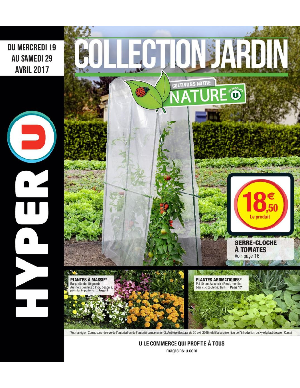 Chaise salon de jardin hyper u