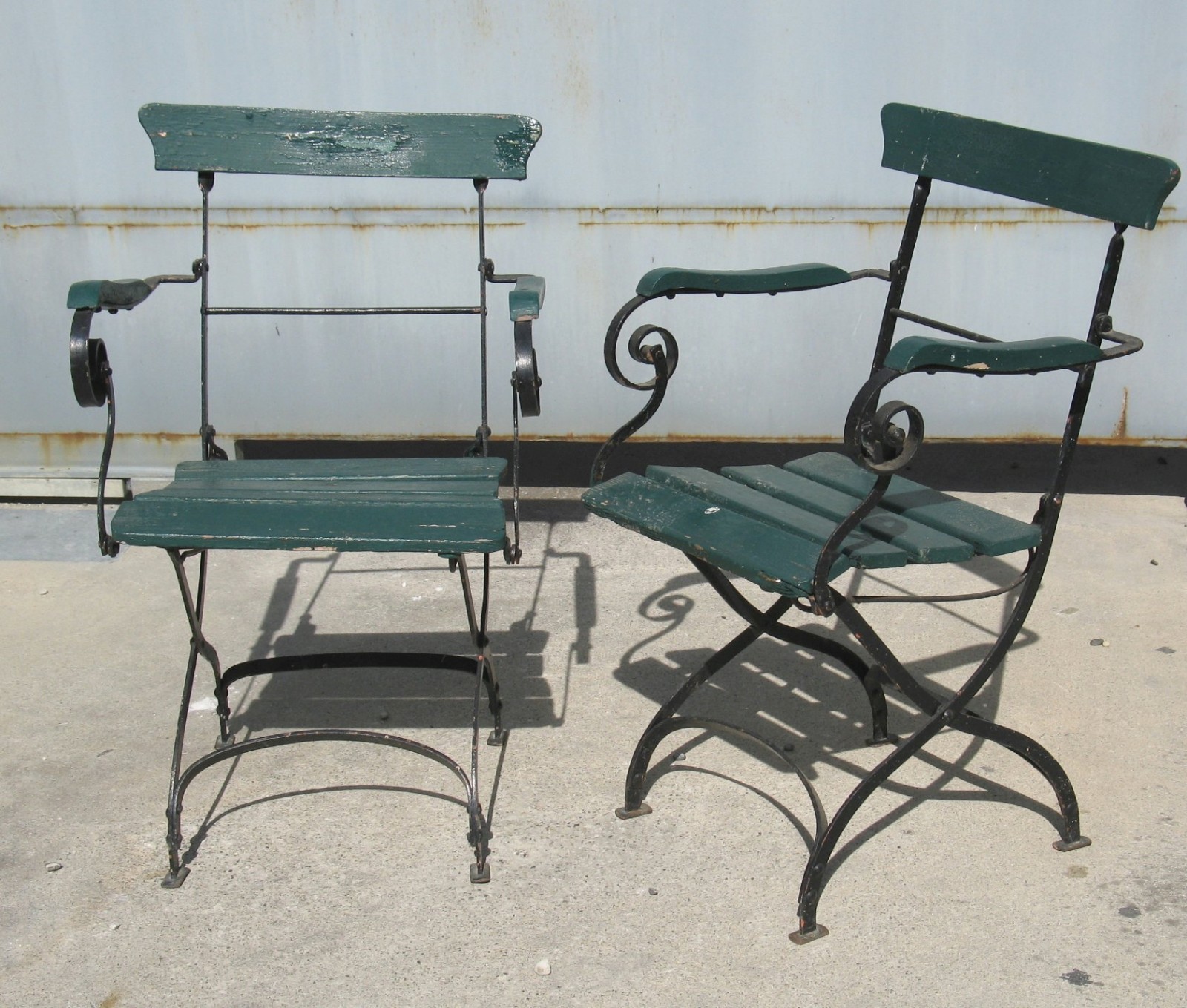 Salon de jardin bois et fer