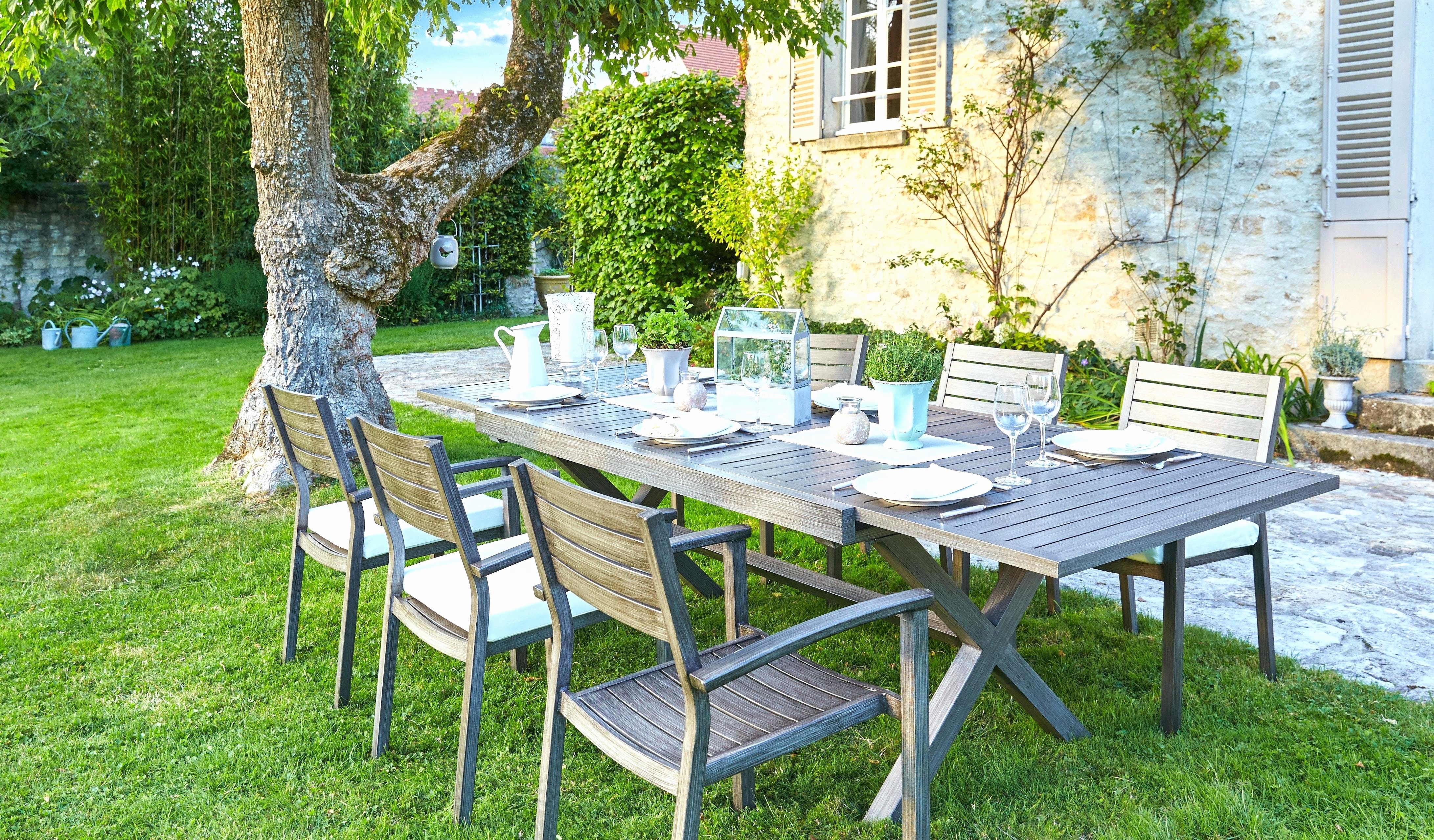 Salon de jardin aluminium carrefour