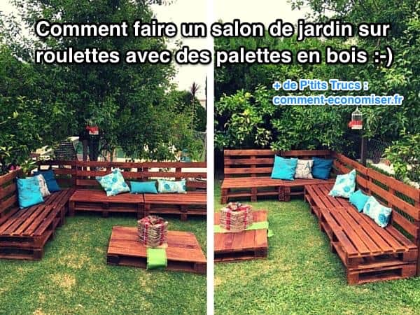 Faire salon de jardin avec palette