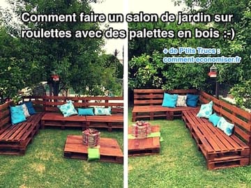 Faire un salon de jardin avec palette
