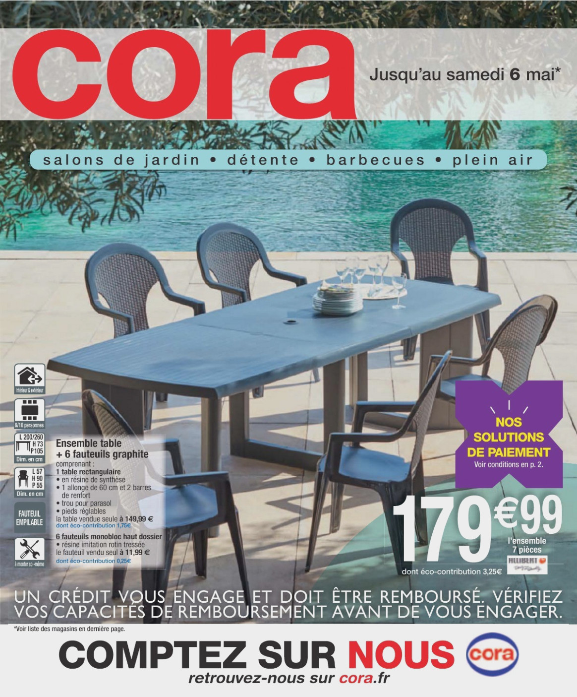 Mobilier de jardin cora houdemont