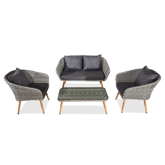 Salon de jardin lounge cdiscount