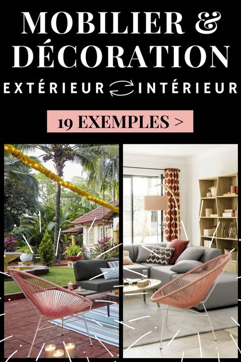 Mobilier de jardin à l'intérieur