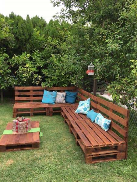 Salon de jardin en palette facile a faire