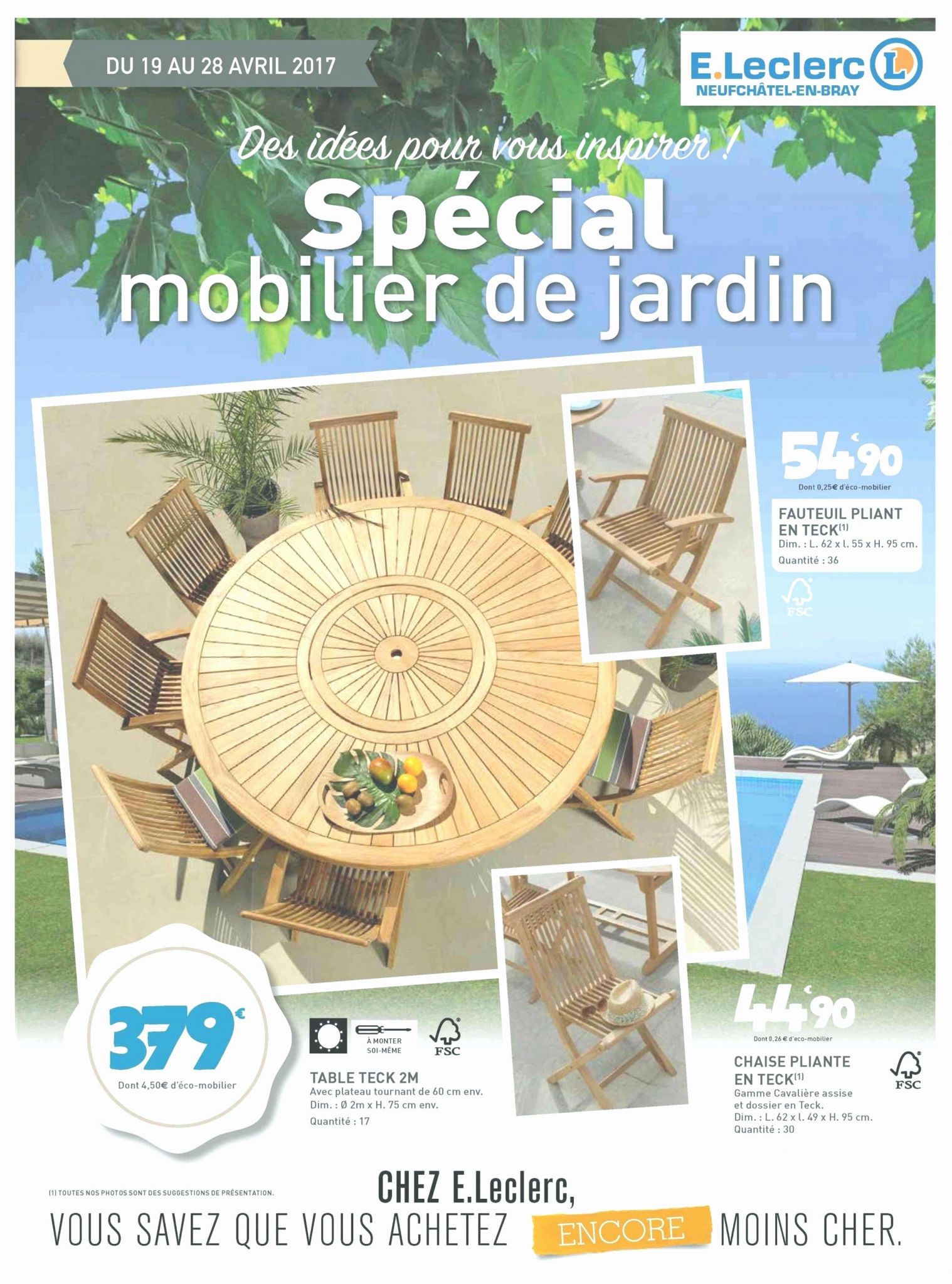 Salon de jardin chez e leclerc