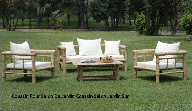 Salon de jardin bambou pas cher