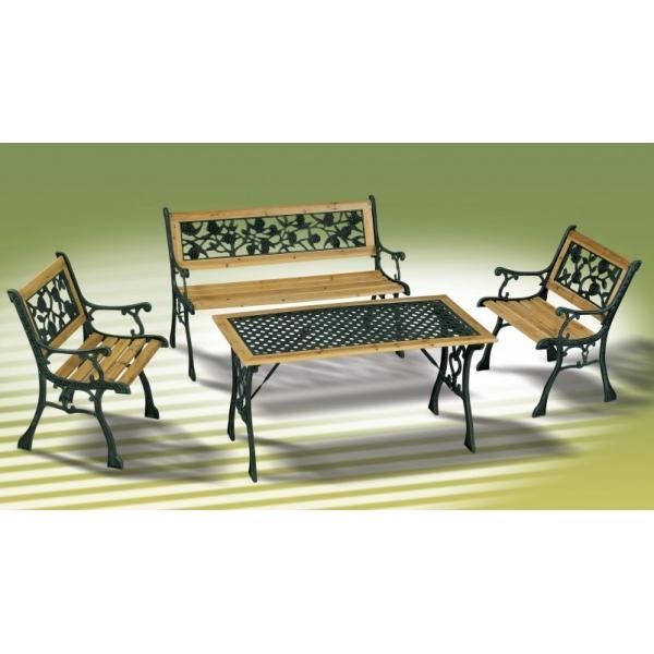 Mobilier de jardin en fonte de fer