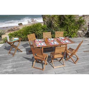 Cdiscount salon de jardin bois