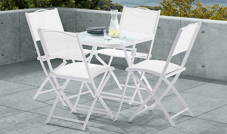 Salon de jardin gain de place pas cher