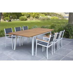 Salon de jardin bois massif