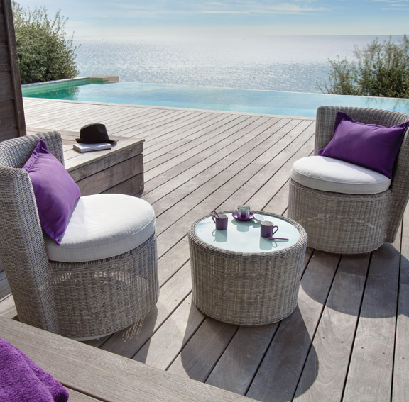 Salon de jardin detente resine