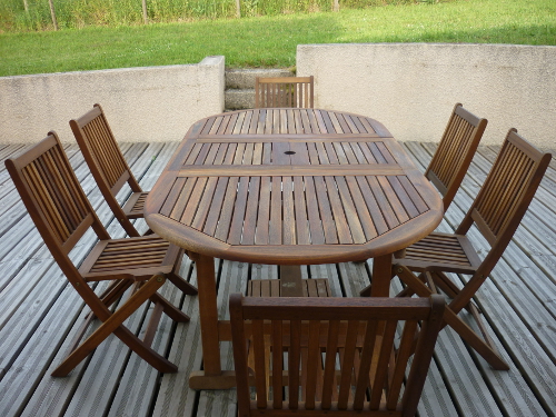 Customiser un salon de jardin en bois