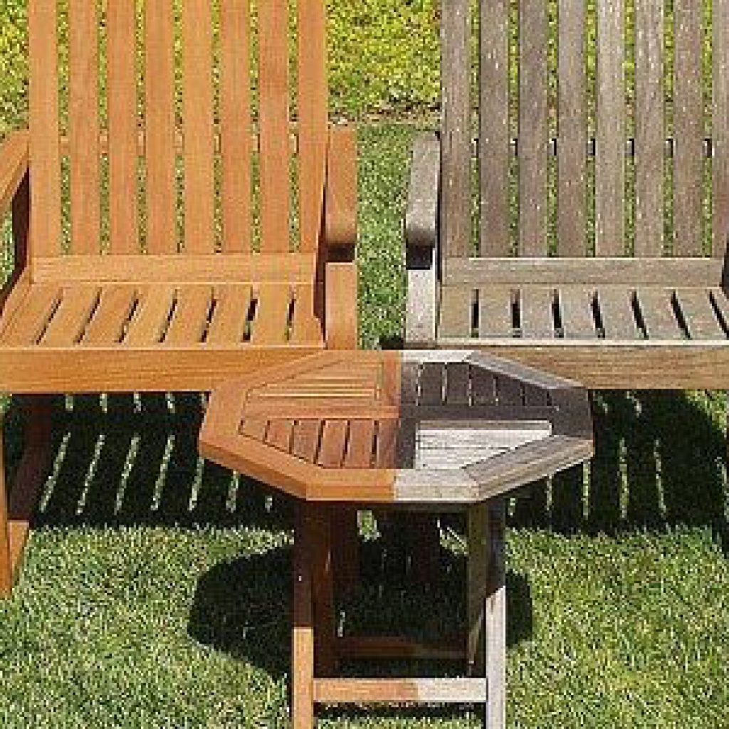 Entretenir son salon de jardin en teck