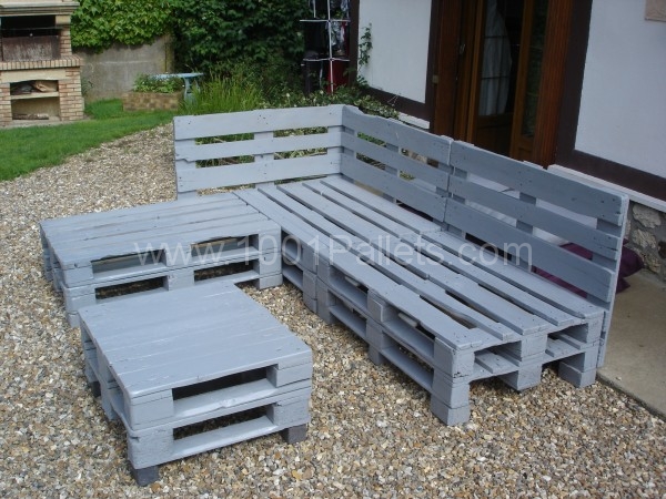 Comment realiser un salon de jardin en palette