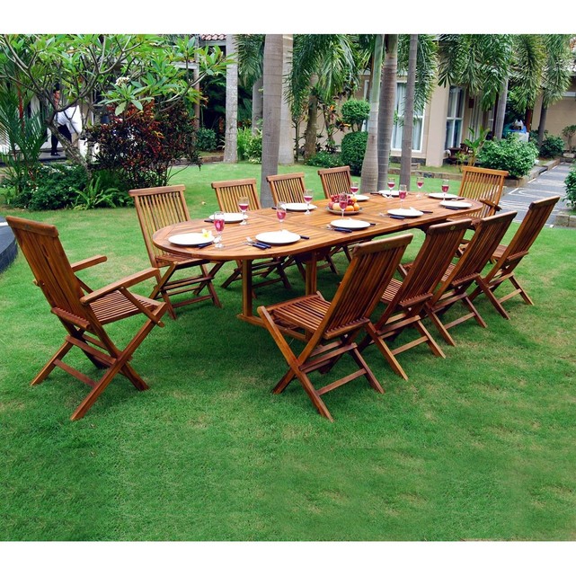 Salon de jardin en teck huile
