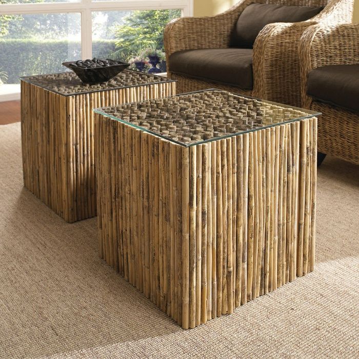 Mobilier de jardin bambou pas cher