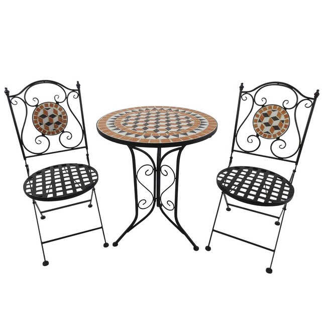 Table salon de jardin fer forgé
