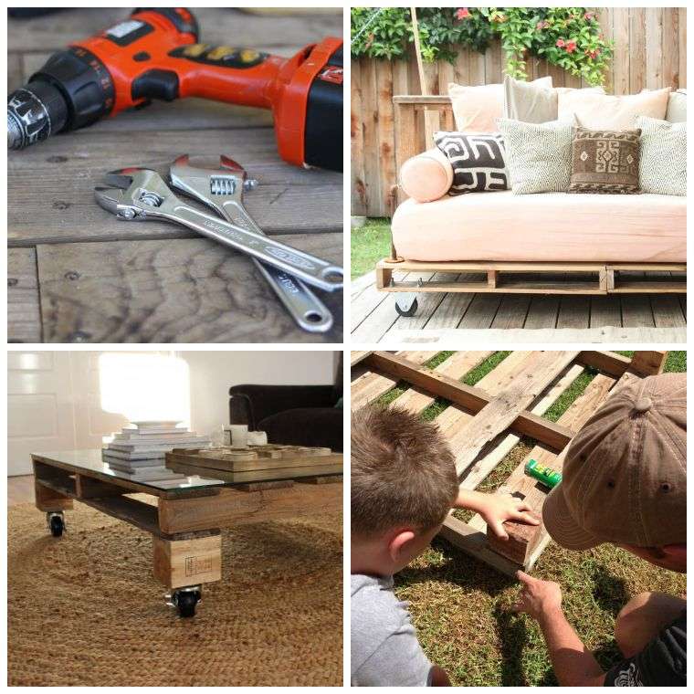 Salon de jardin bois diy