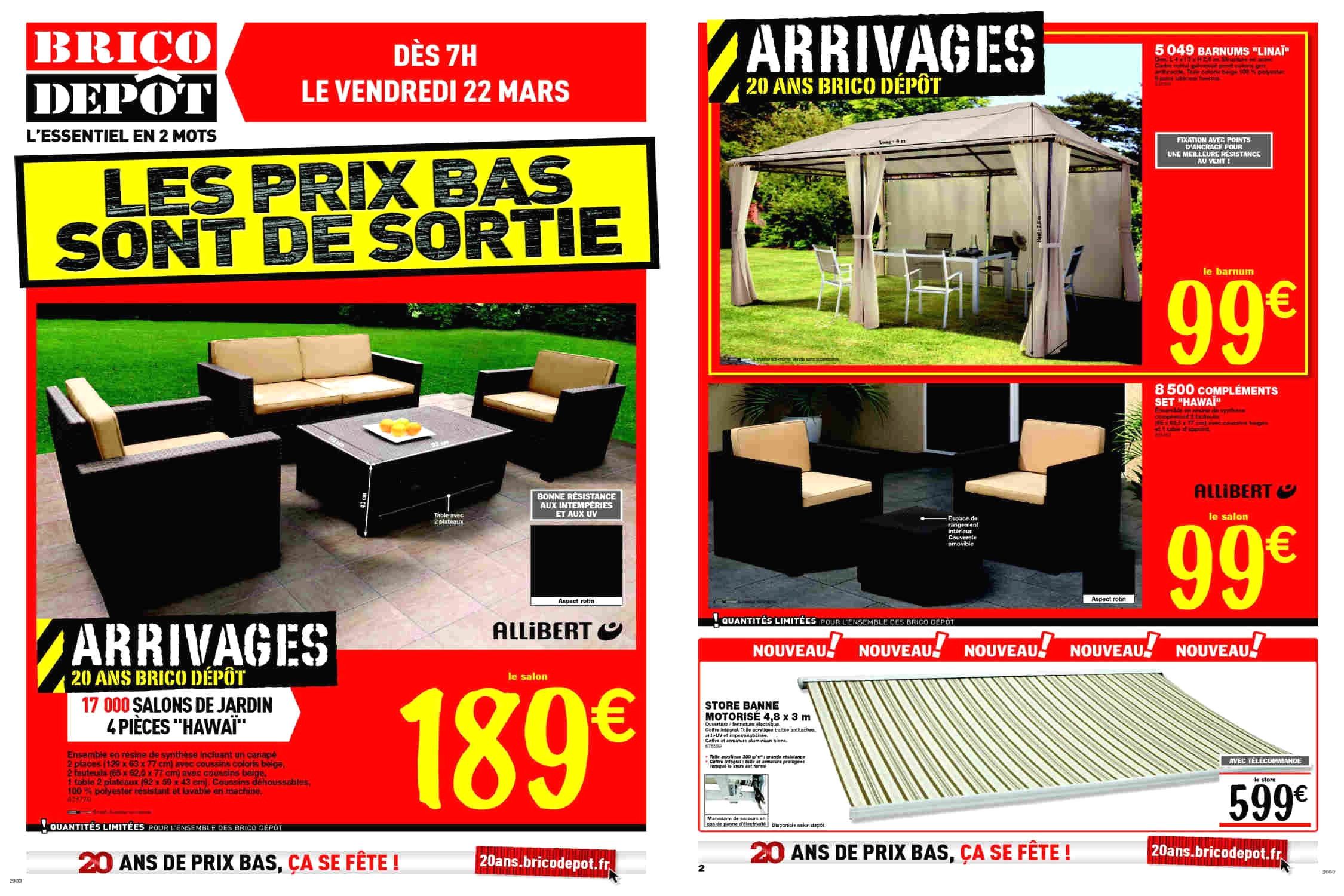 Brico depot petite foret salon de jardin