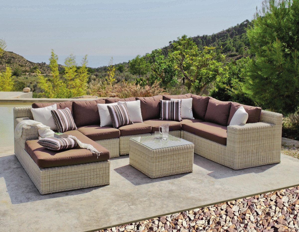 Grand salon de jardin pas cher
