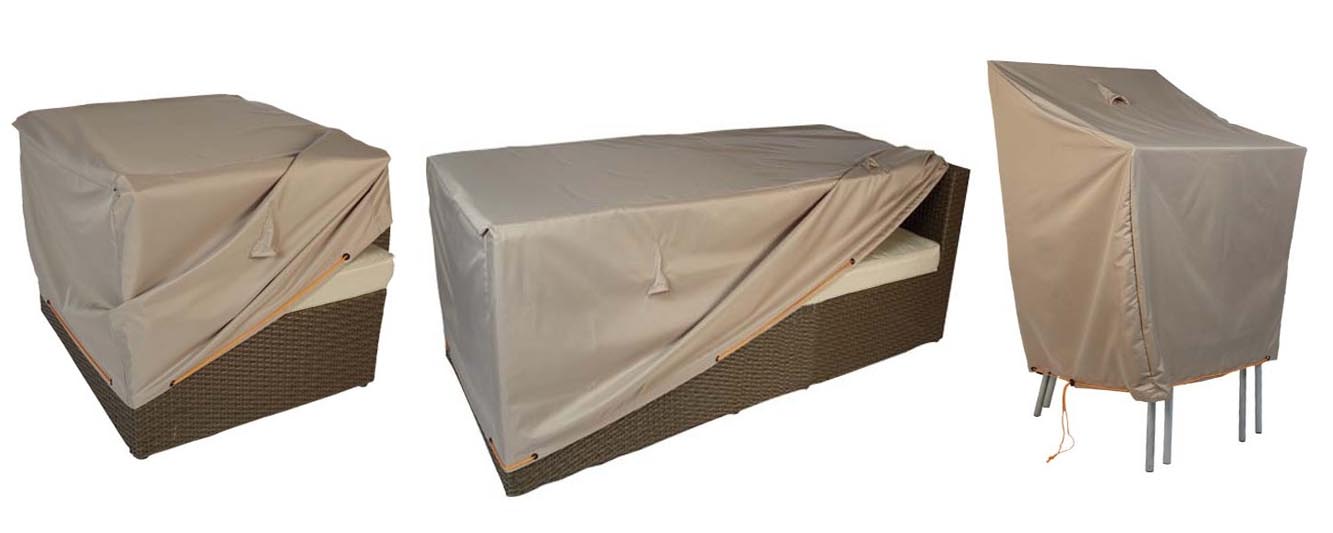 Housse impermeable pour salon de jardin
