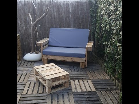 Faire salon de jardin avec palettes