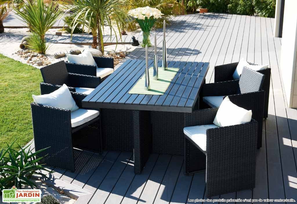Hubo salon de jardin allibert
