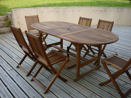 Renover salon de jardin en teck