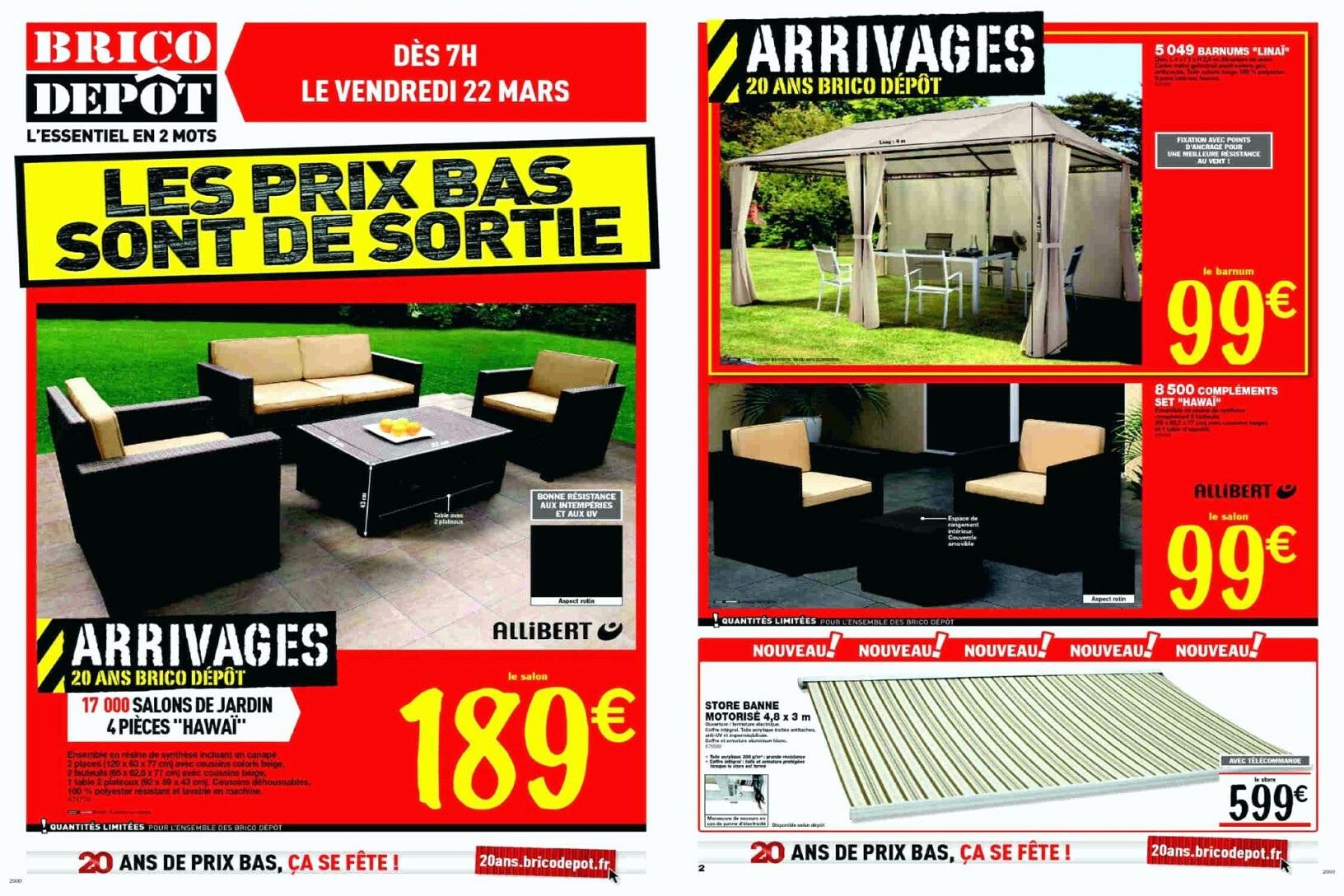 Salon de jardin brico depot angers
