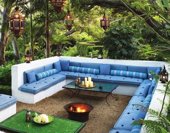 Salon de jardin oriental