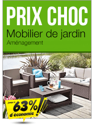Salon de jardin à prix discount
