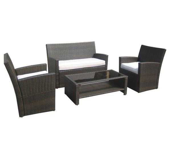 Salon de jardin en resine chez carrefour