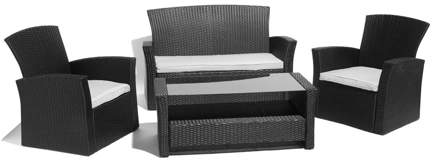 Salon de jardin en rotin collection soron