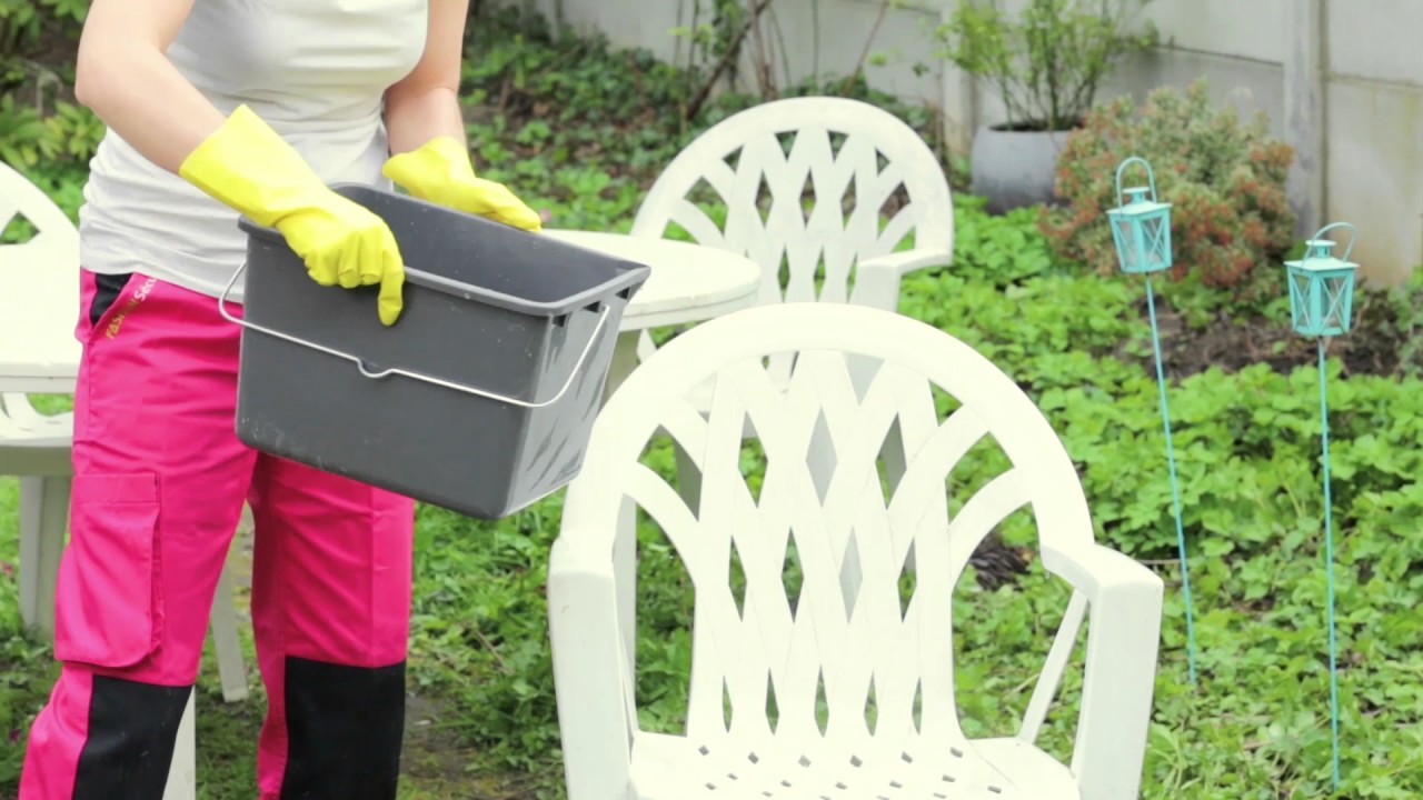 Comment nettoyer salon de jardin en plastique blanc