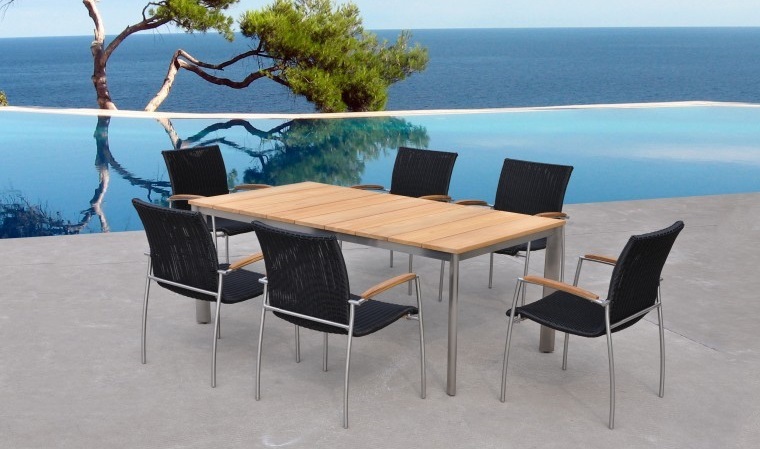 Salon de jardin teck haut de gamme