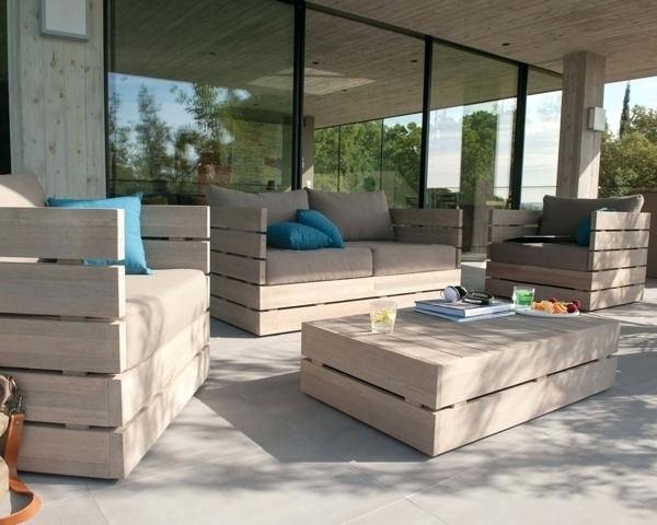 Salon de jardin bois le duc