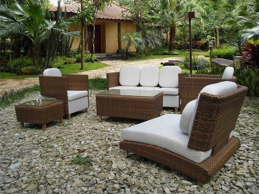 Meuble de salon de jardin design