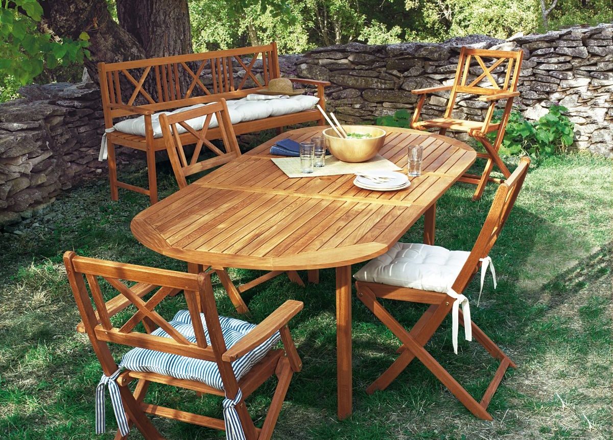 Meuble de jardin teck