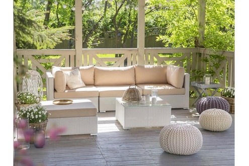 Salon de jardin résine tressée darty