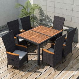 Mobilier de jardin acacia