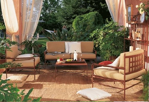 Mobilier de jardin en fer forgé occasion