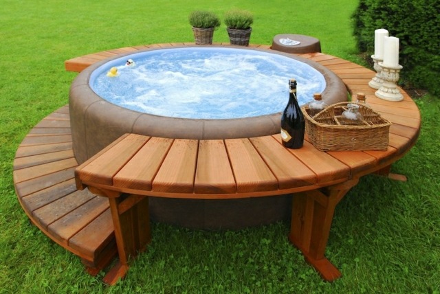 Mobilier de jardin bois design