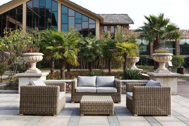 Salon de jardin tresse haut de gamme