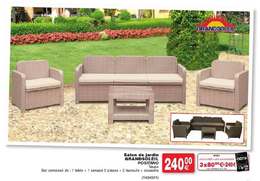 Cora dornach salon de jardin