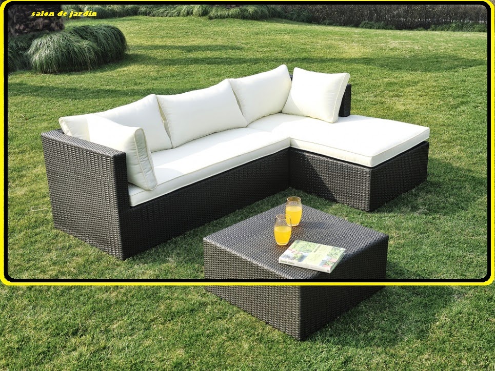 Salon de jardin en resine pas cher gifi