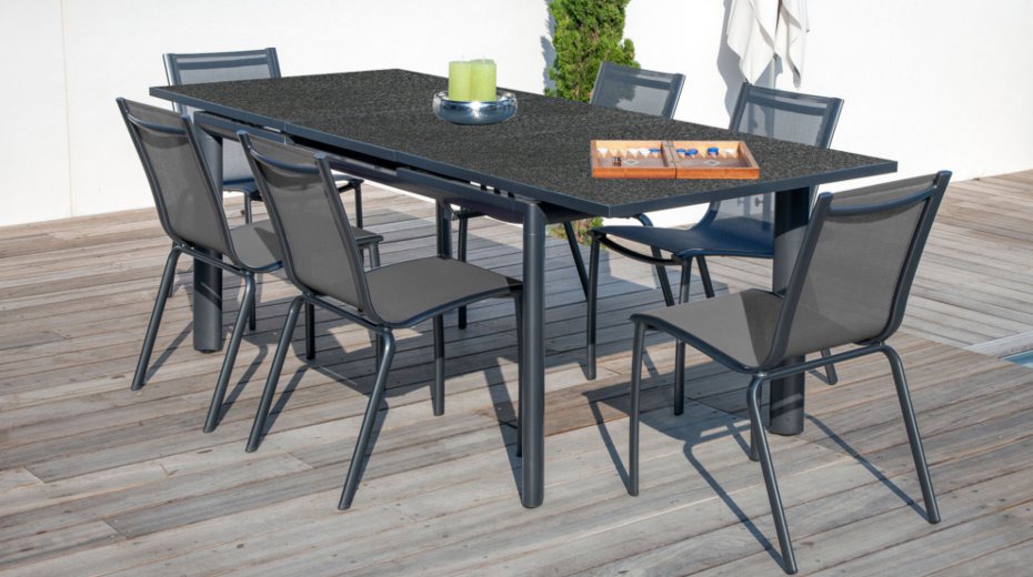 Salon de jardin aluminium antibes